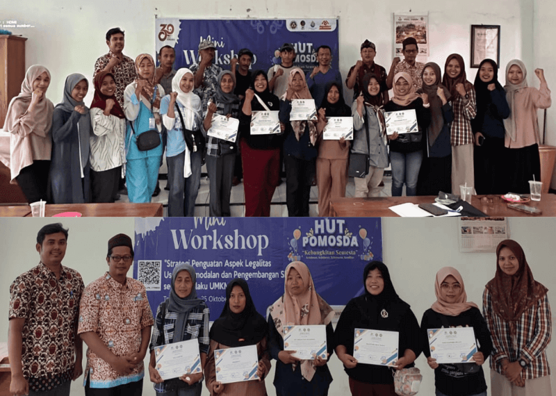Sekolah Tinggi Teknologi Pomosda menggelar Mini Workshop: Strategi Penguatan Legalitas dan SDM UMKM